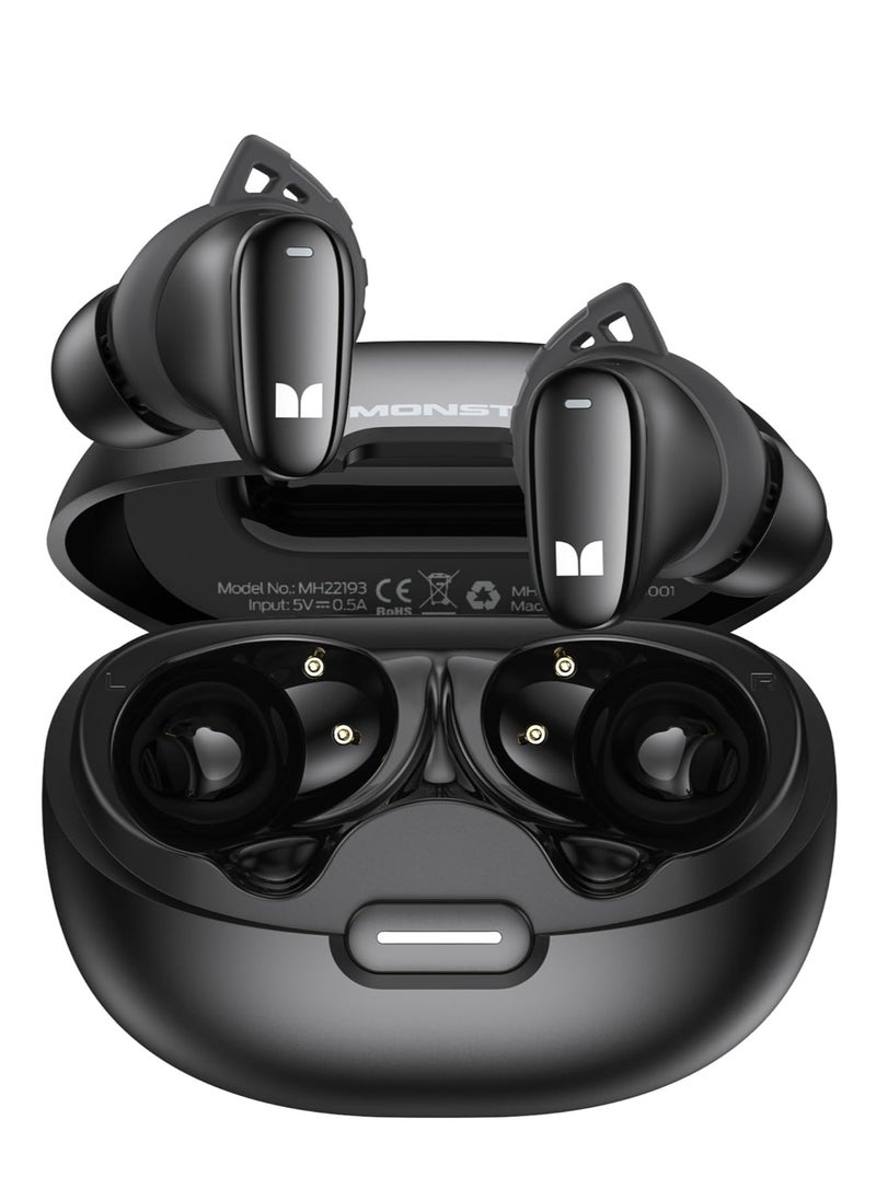 N-Lite 206 Wireless Earbuds Bluetooth 5.4 in Ear Headphones, Bluetooth Ear Buds Built-in Microphone, Touch Control, Comfortable Fit, USB-C Fast Charging, IPX6 Waterproof, 25H Playtime