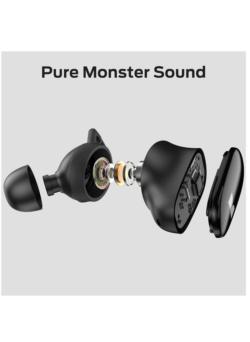 N-Lite 206 Wireless Earbuds Bluetooth 5.4 in Ear Headphones, Bluetooth Ear Buds Built-in Microphone, Touch Control, Comfortable Fit, USB-C Fast Charging, IPX6 Waterproof, 25H Playtime