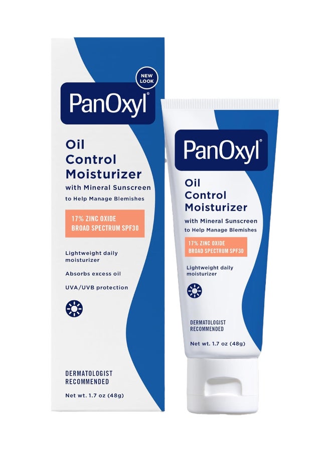 Oil Control Moisturizer SPF30, 48grams