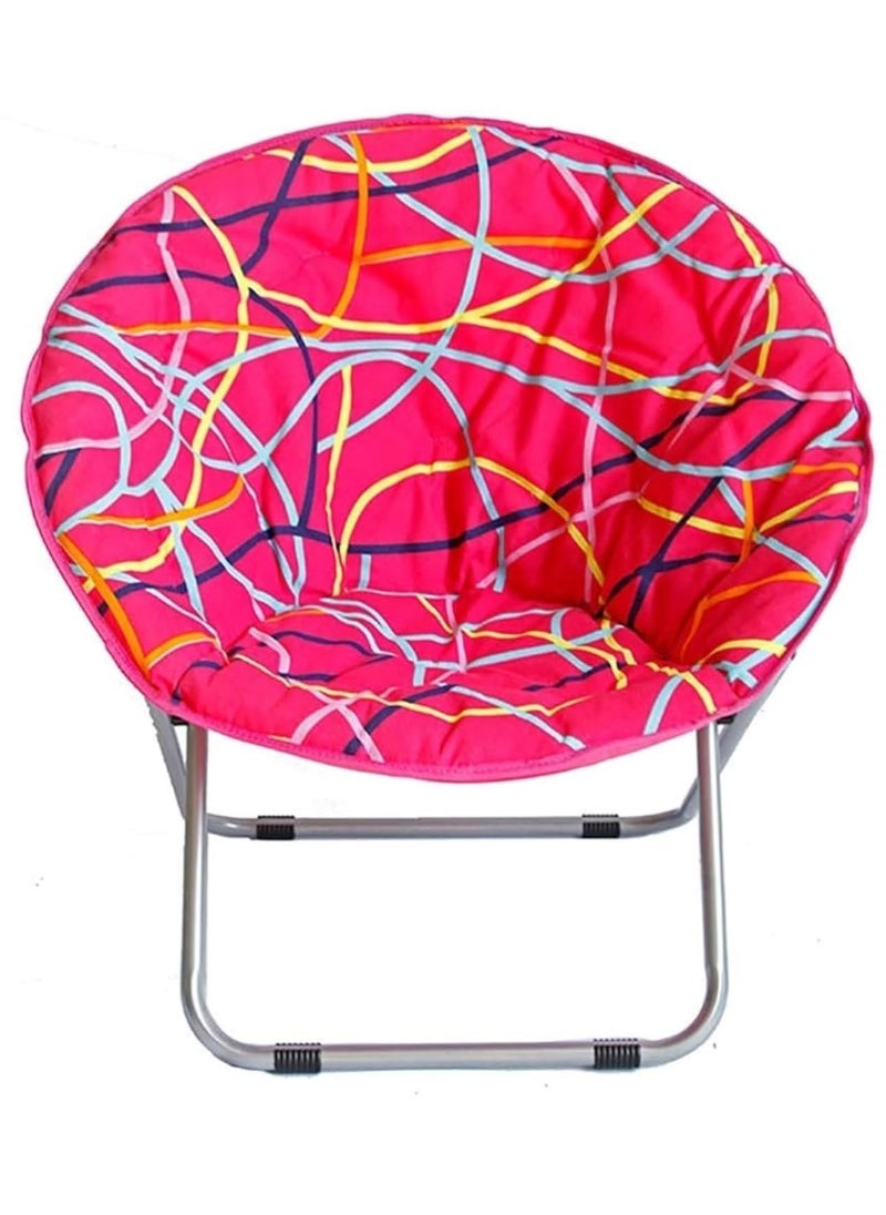 Kids Camping Chair with Cushion Padded Seats | Child Camping Chair | Moon Camping Chair Lightweight, Foldable Chair for Kids, Comfortable Seating for Kids Camping Trips