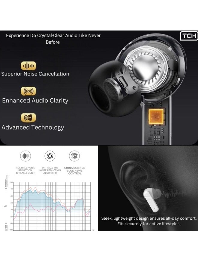 Wireless Earbuds Noise Cancellation– Hybrid 6