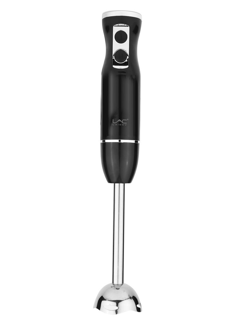 Hand Blender, 4 in 1 Blender, Hand Blender Electric 500W 2-Speed and Turbo Mode, Immersion Blender with 500ml Food Chopper, 600ml Container, Milk Frother, Egg Whisk, for Smoothie Sauces Food Soups