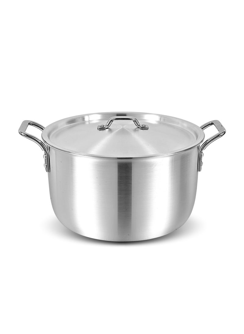 Aluminum Cooking Pot with Handle and Lid 33CM - 12.5L