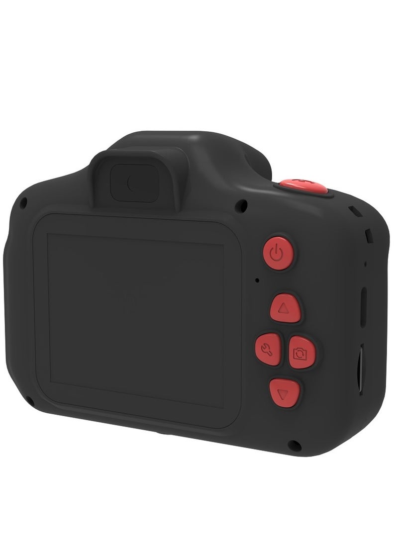 Digital Camera for Kids with Dual Lens and Selfie Camera / Built-in Games / Photo & Video Filters - Black