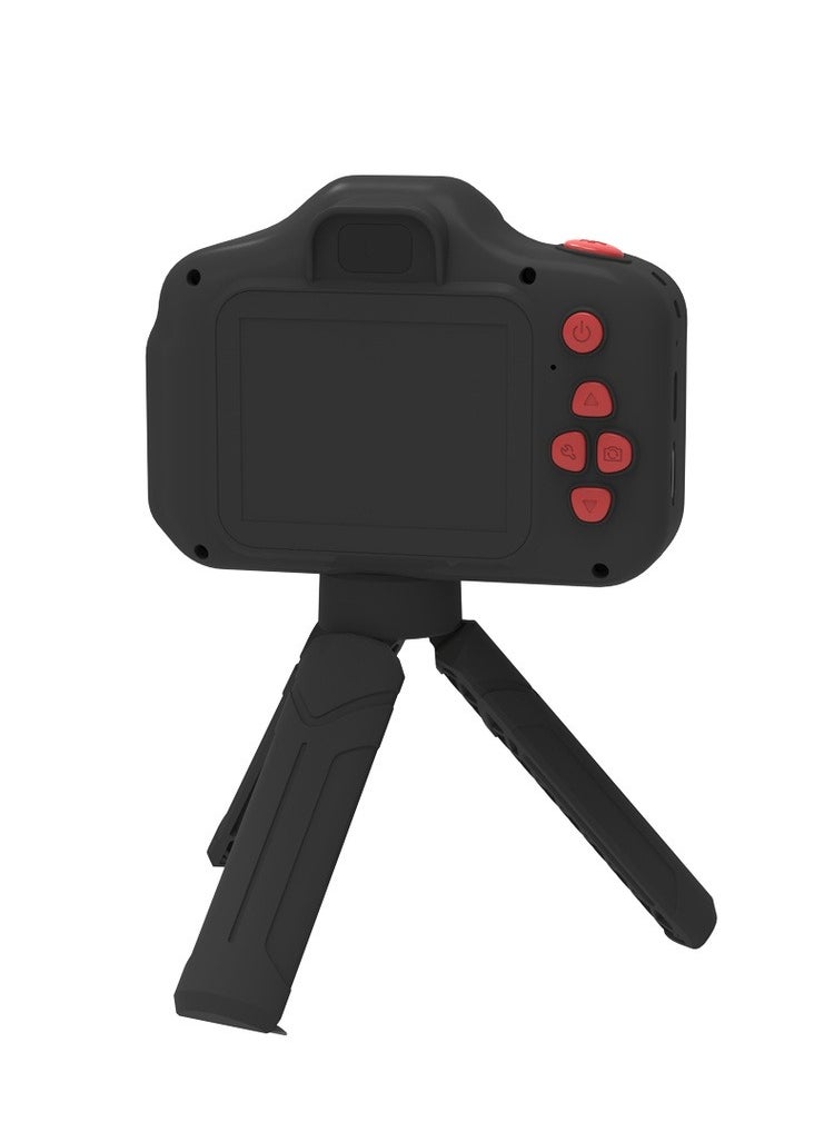 Digital Camera for Kids with Dual Lens and Selfie Camera / Built-in Games / Photo & Video Filters - Black