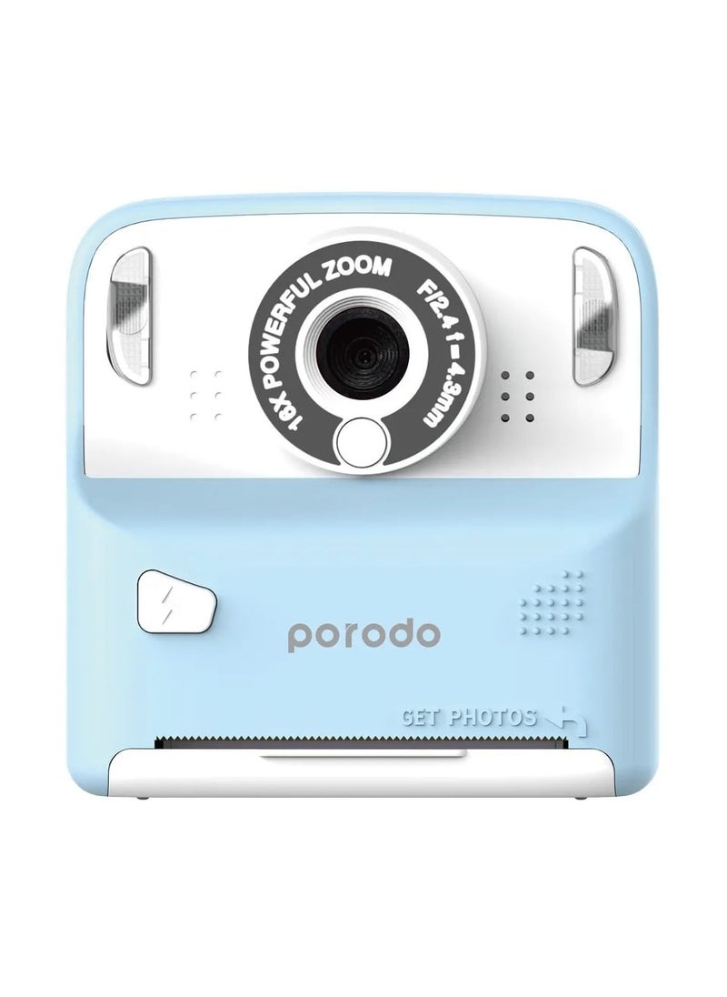 Kids Instant Camera Thermal Printing with Selfie Mirror and 320 x 240 Screen Resolution / Type-C Charging Port & 2.4