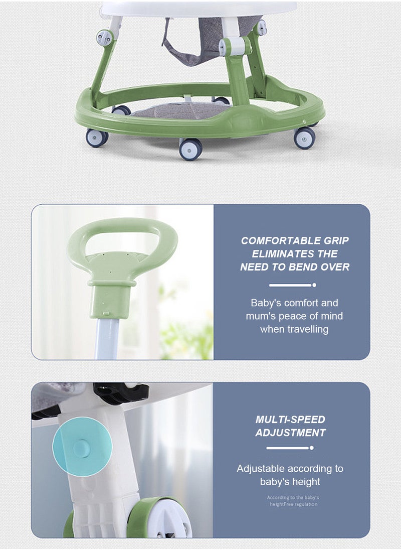 Multifunctional Baby Anti-O-Shaped Leg Push Walker, Learning Walking Foot Pedals