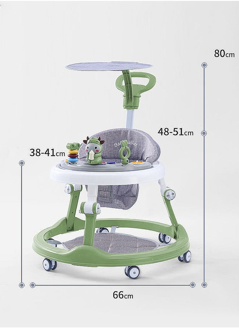 Multifunctional Baby Anti-O-Shaped Leg Push Walker, Learning Walking Foot Pedals