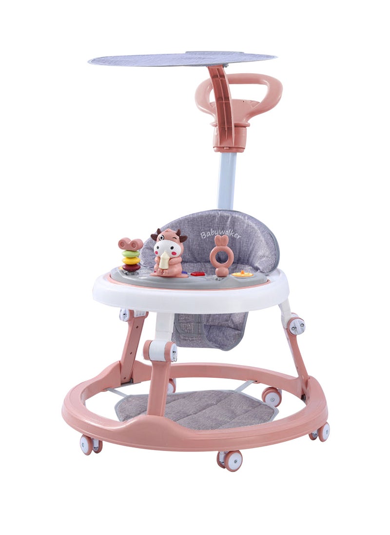 Multifunctional Baby Anti-O-Shaped Leg Push Walker With Foot Pedals