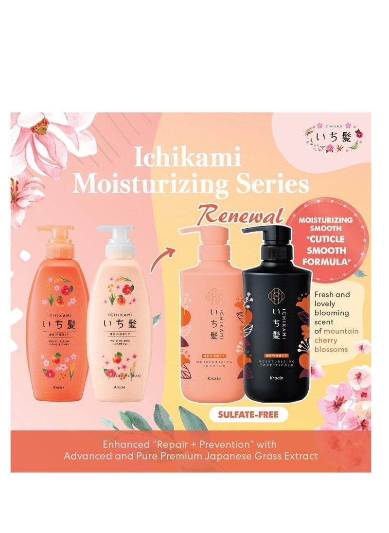 ICHIKAMI Smooth and Sleek Shampoo and Conditioner Set (480ml)