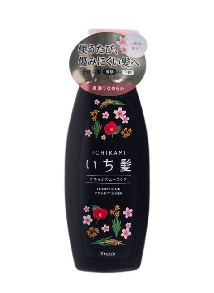 Kracie ICHIKAMI Airy  Silky Hair Shampoo and Conditioner Set, 480ml + 480ml