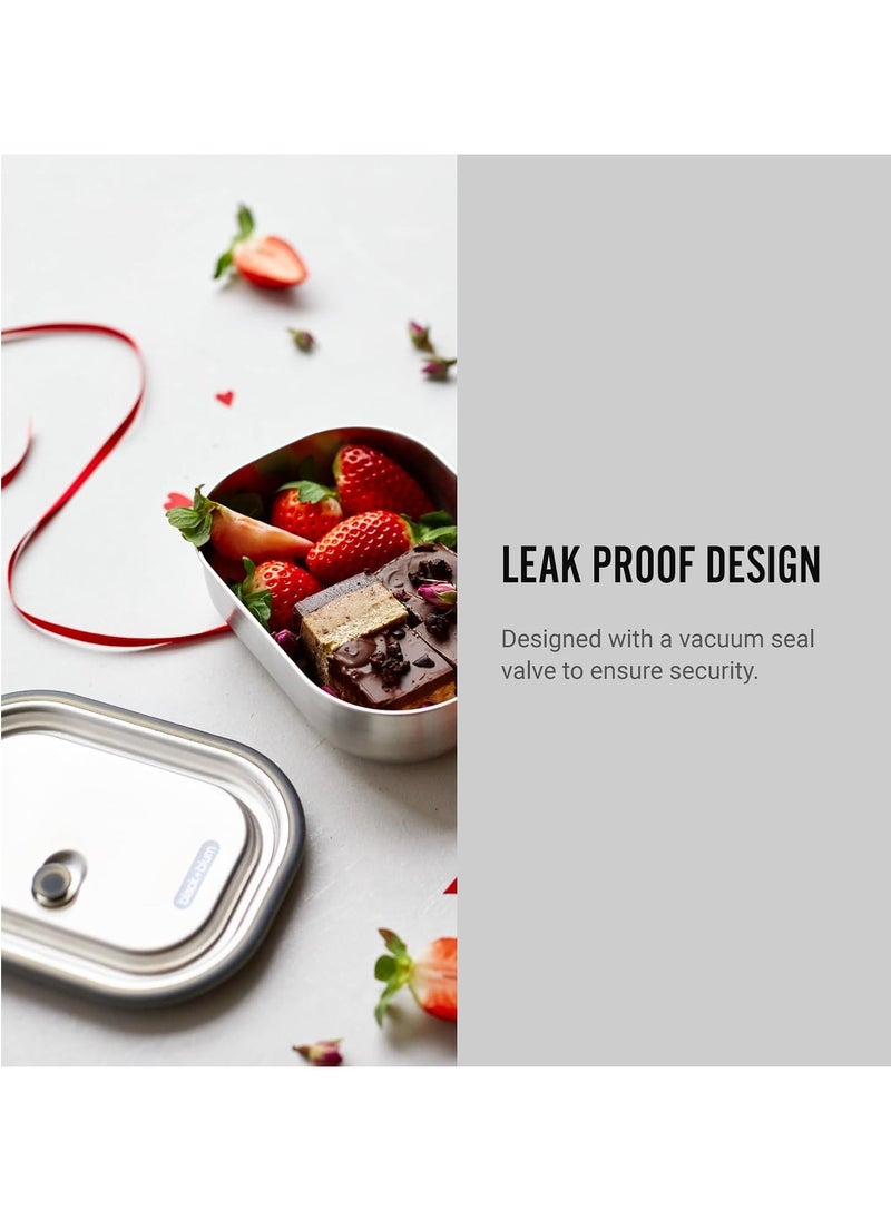 Lunch Box Stainless Steel Olive 600ml