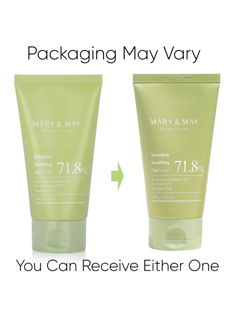 Sensitive Soothing Gel Cream, 3.52 oz Packaging May Vary