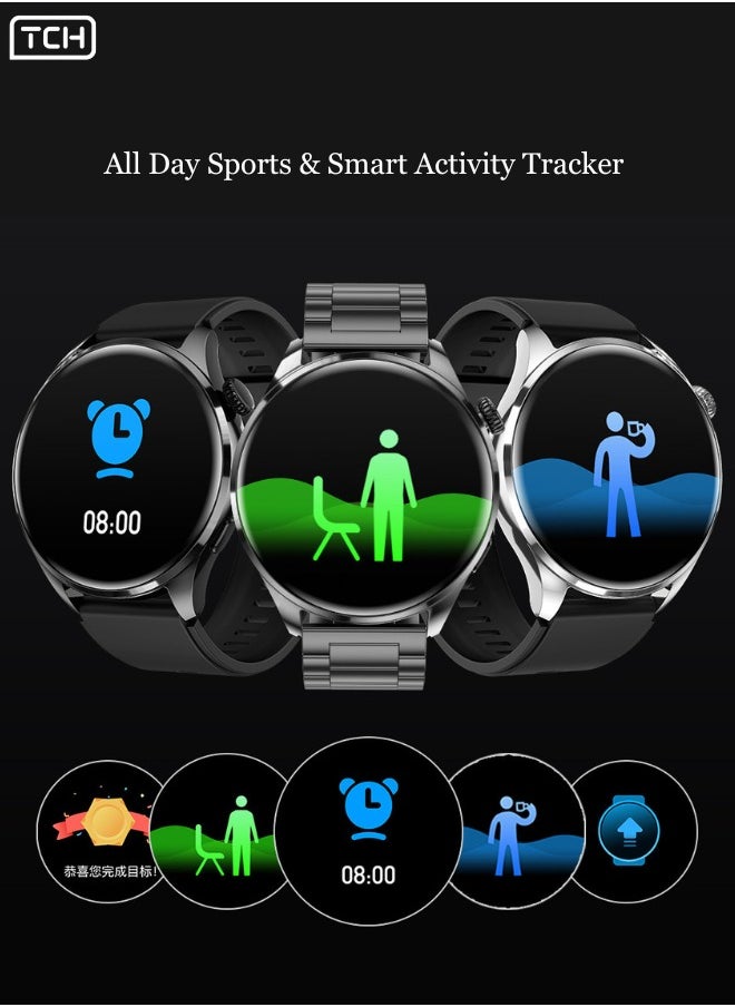 Smart Watch for Men Women Bluetooth Calls/SMS, Fitness watches Activity Tracker with Heart Rate, Blood Oxygen, KCAL, Sleep Monitor, 150+ Sports Modes, IP68 Waterproof, smartwatches For Android+iOS