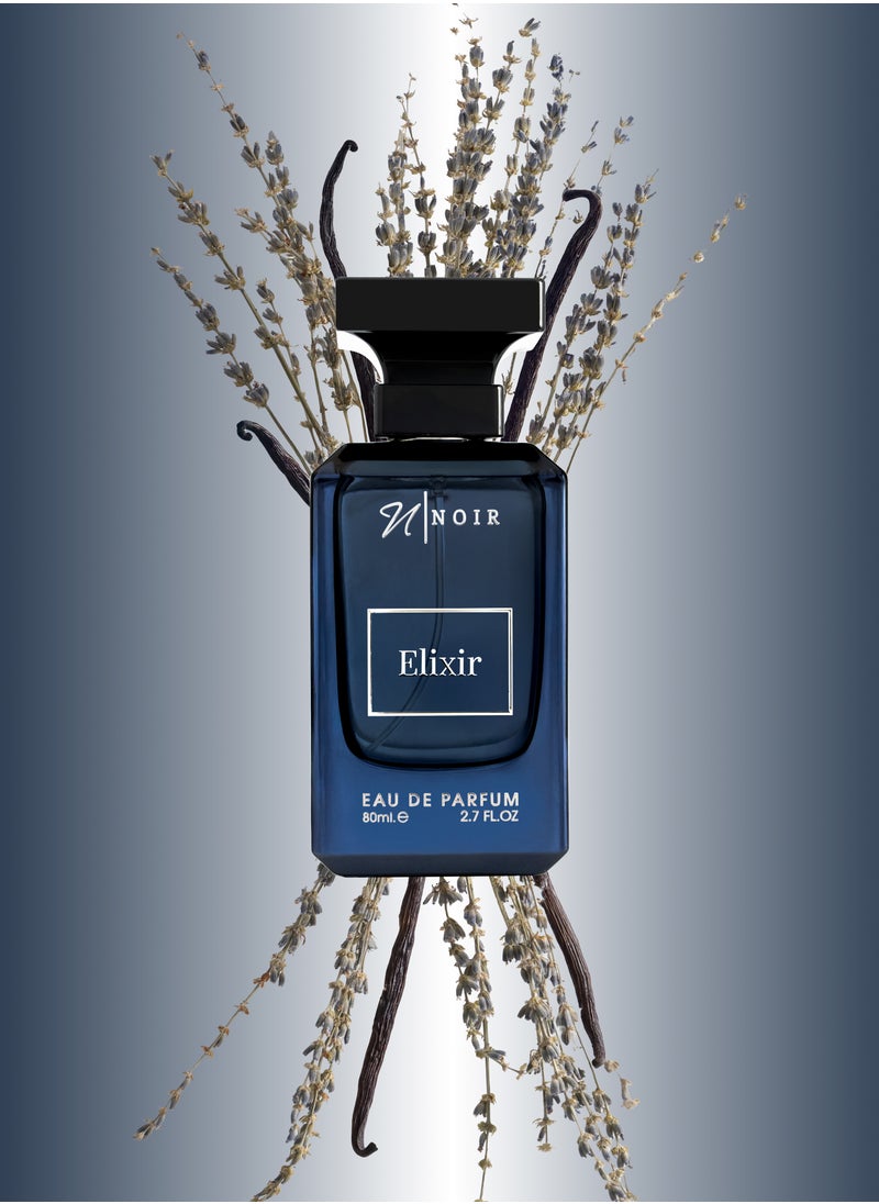 Elixir – Fresh Spicy Perfume for Men with Lemon, Lavender & Amber Notes | Long Lasting EDP - 80 ml