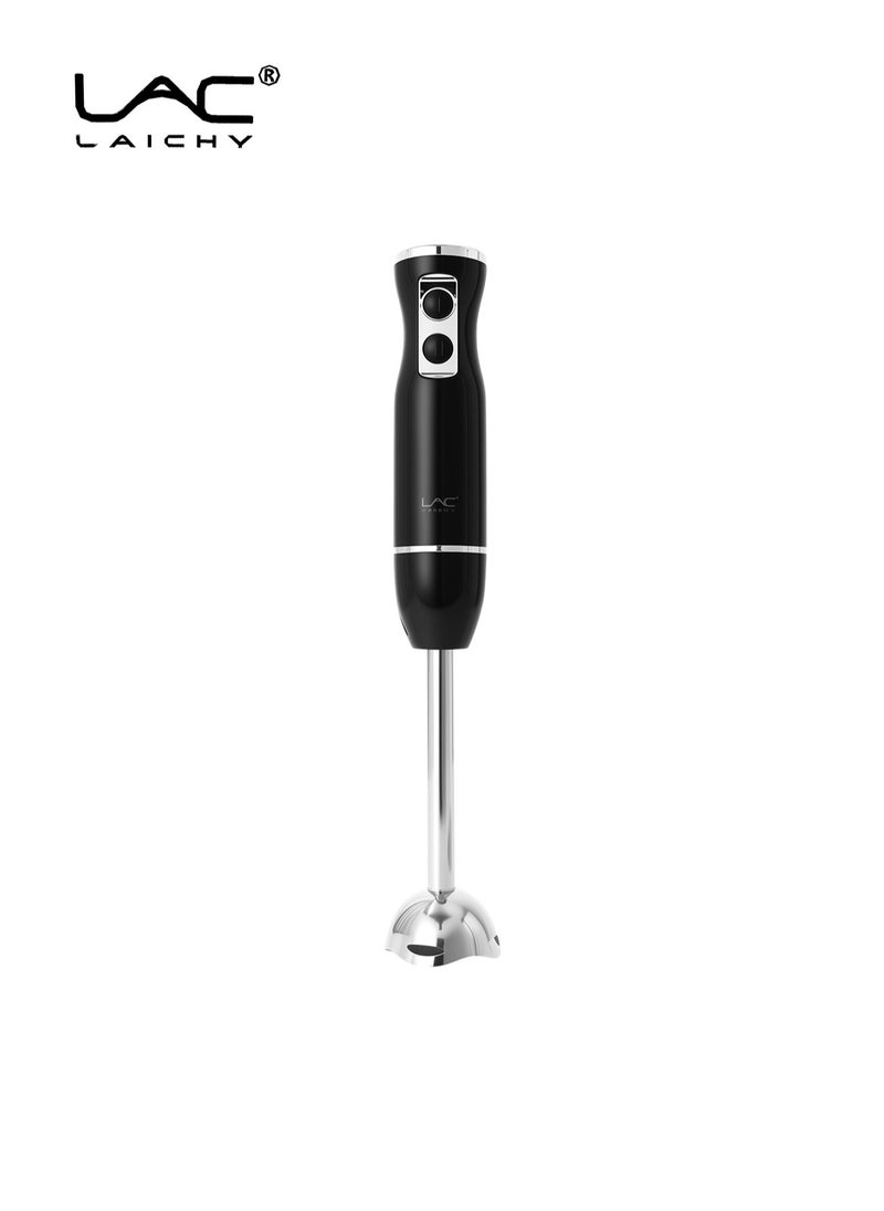 4 in 1 Blender, Hand Blender Electric 500W 2-Speed and Turbo Mode, Immersion Blender with 500ml Food Chopper, 600ml Container, Milk Frother, Egg Whisk, for Smoothie Sauces Food Soups