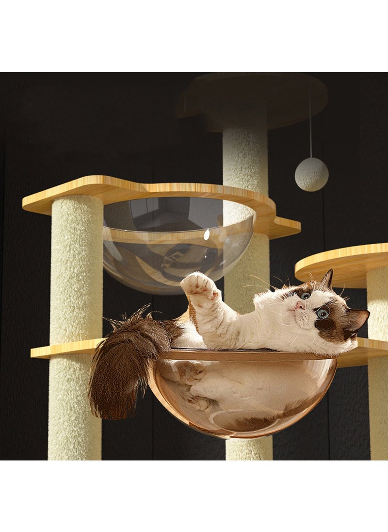 Cat House Cat Climbing Frame Cat Nest Cat Scratching Board Cat Tree Cat Supplies Pet Cat Toys Space Capsule Multi-Level Cat Tower Activity Center Condo Pet Supplies