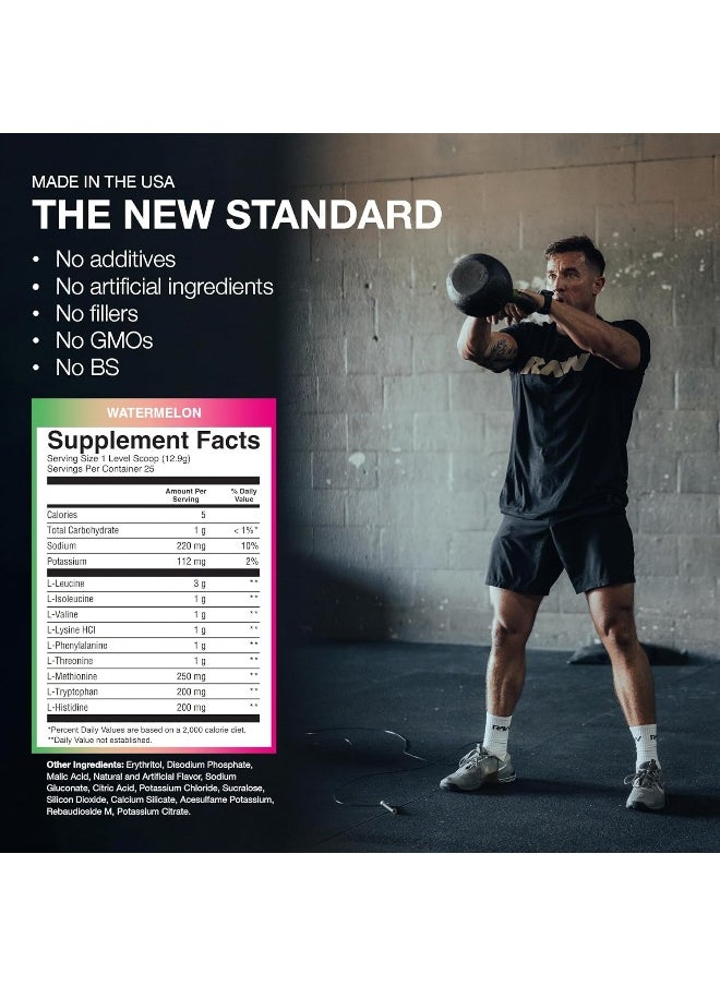 RAW EAA Essential Amino Acids Powder Supplement