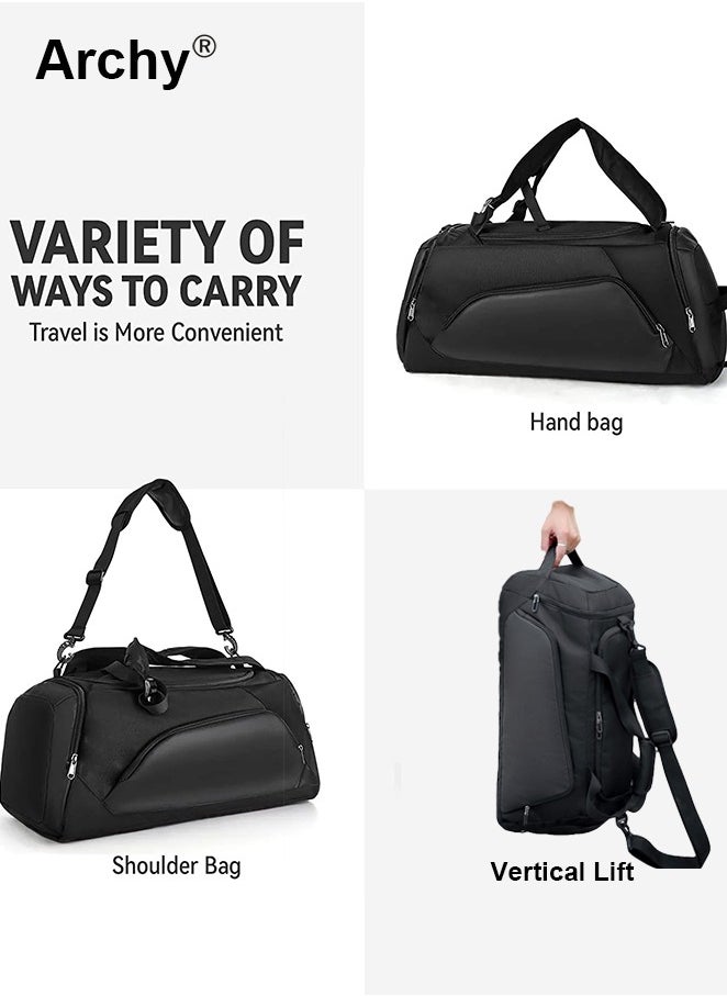 Large-Capacity Shoulder Bag Outdoor Sports Portable Fitness Bag Dry and Wet Separation