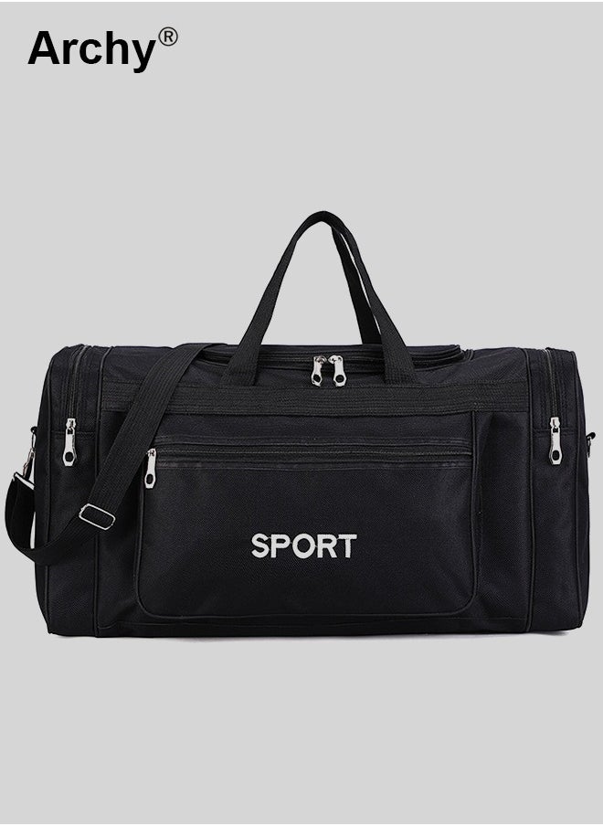 Lightweight Travel Duffel Bag Unisex Large Capacity Wear-resistant Oxford Fabric