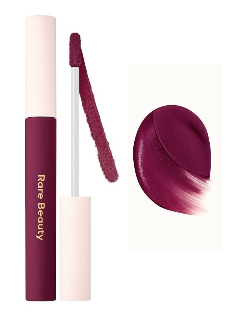 Rare Beauty by Selena Gomez Lip  Soufflé Matte Cream Lipstick in  Strengthen - Dark Cool Red - 3.9ml