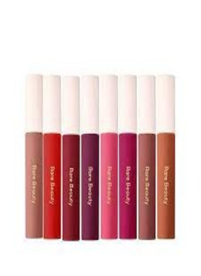 Rare Beauty by Selena Gomez Lip  Soufflé Matte Cream Lipstick in  Strengthen - Dark Cool Red - 3.9ml