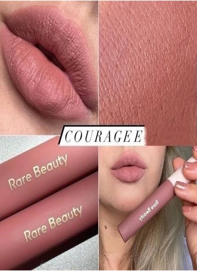 Rare Beauty by Selena Gomez Lip  Soufflé Matte Cream Lipstick in  Courage - nude mauve - 3.9ml