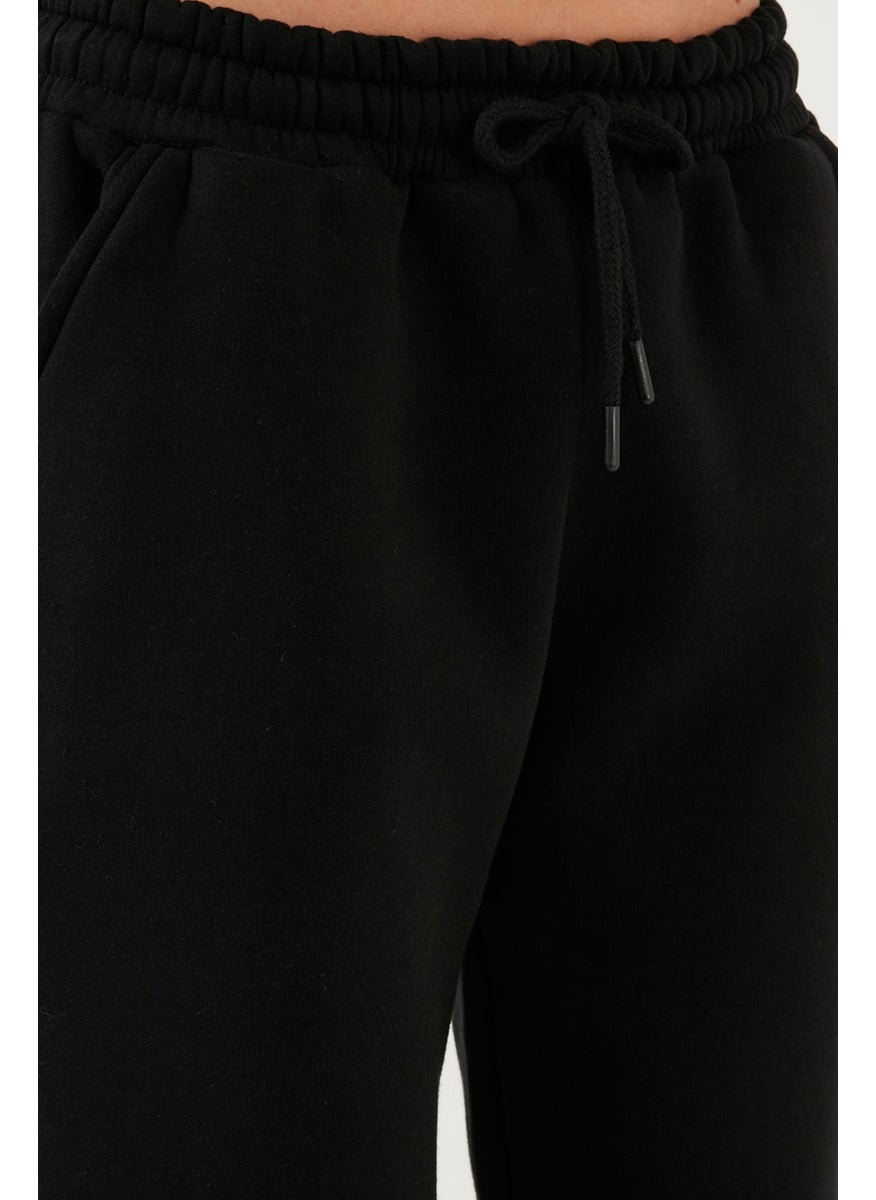 Cotton Regular Fit Raised Jogger Sweatpants Women's Sweatpants 5864276K