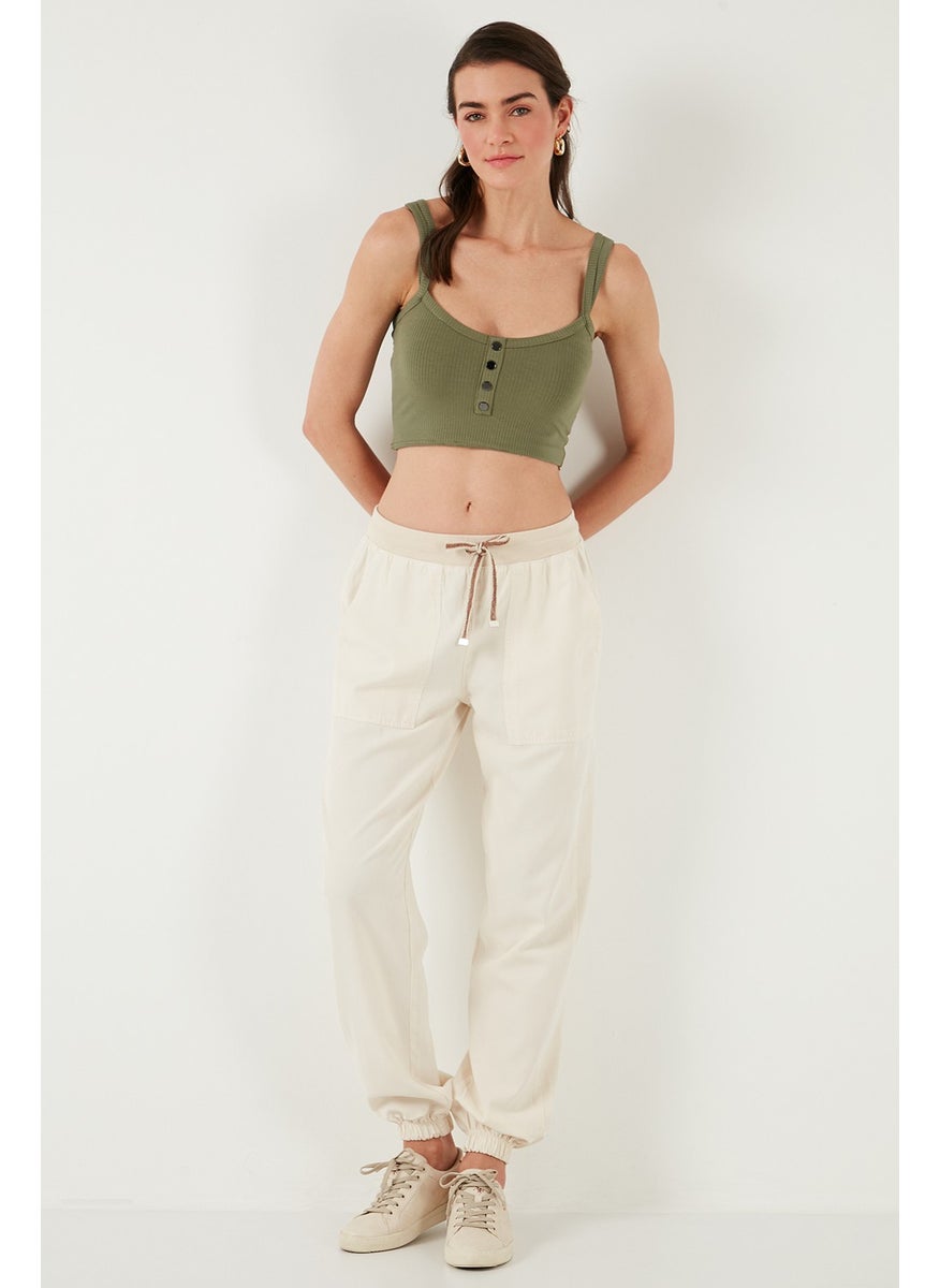 Regular Fit High Waist Jogger Sports Pants Women's PANTS 668YP5039