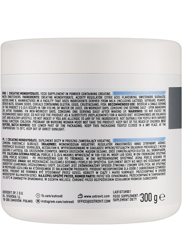 Ostrovit Creatine Monohydrate Green Apple 300g