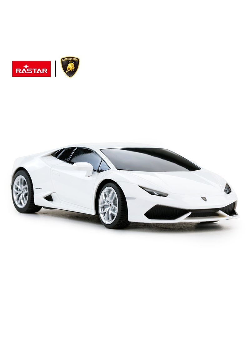 1:24 Scale Official Licensed Lamborghini HURACÁN Electric Remote Control Sport Racing Hobby Toy Car, RC Car Model Vehicle Gift for Boys, Girls, Teens and Adults -  White