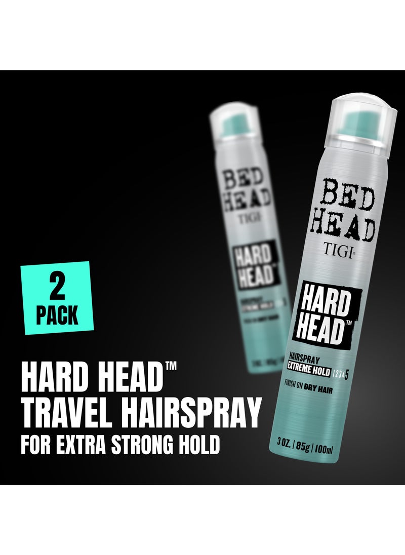 Hard Head Hairspray Extreme Hold Mini - 2 pack