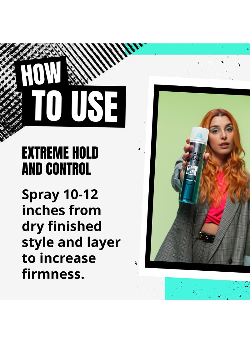 Hard Head Hairspray Extreme Hold - 2 Pack
