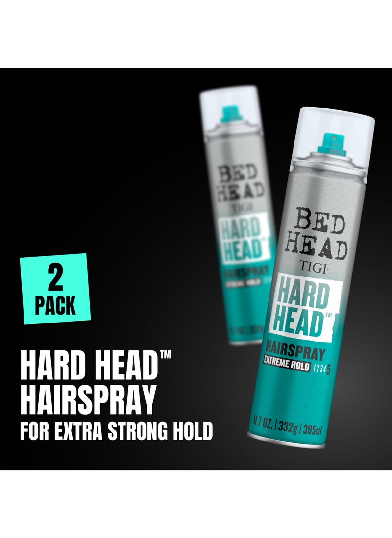 Hard Head Hairspray Extreme Hold - 2 Pack