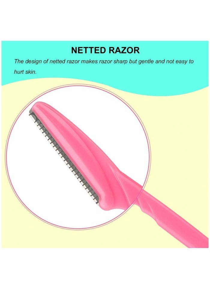 66 Eyebrow Razor and Face Razor for Women and Men, Eyebrow Hair Trimmer and Shaver with Protective Cover,Safe and Newbie Friendly
