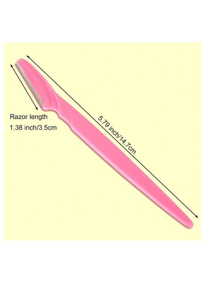 66 Eyebrow Razor and Face Razor for Women and Men, Eyebrow Hair Trimmer and Shaver with Protective Cover,Safe and Newbie Friendly