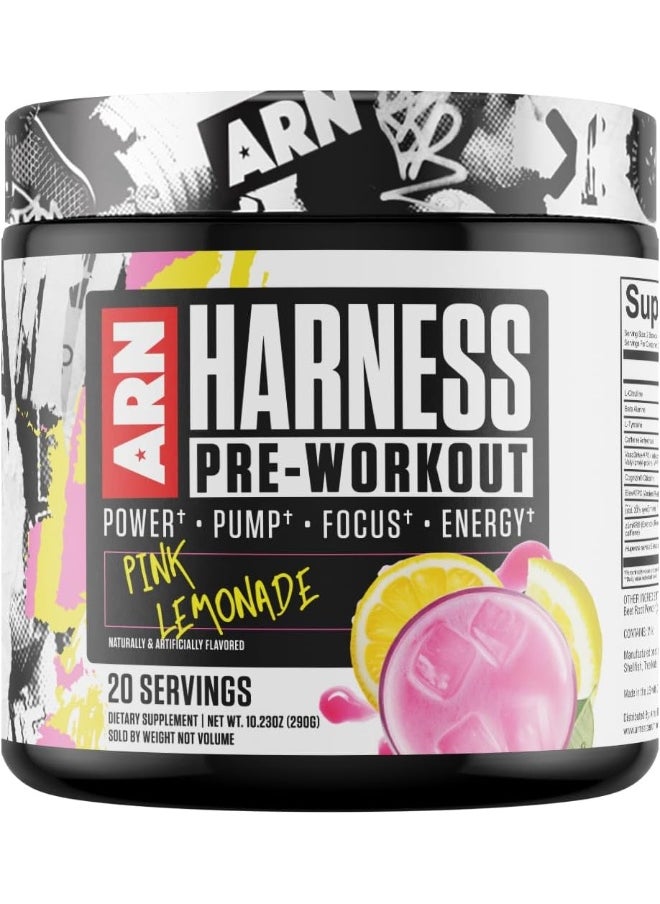 Arms Race Nutrition ARN Harness Pre-Workout Supplement - Pink Lemonade