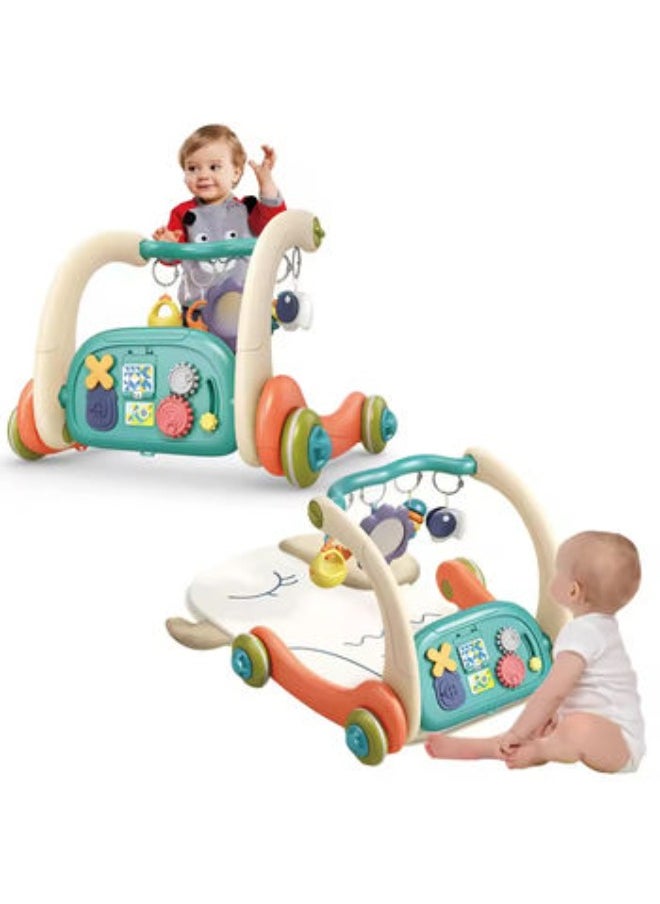 Multifunctional 5-in-1 Baby Walker Train – Interactive Learning Toy with Push, Sit, Ride, and Drag Modes for Babies & Toddlers. Enhances Motor Skills, Balance, and Imaginative Play with Lights, Sounds, and Colorful Design – Ideal for Ages 12 Months+.