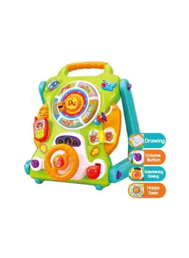 Multifunctional 5-in-1 Baby Walker Train – Interactive Learning Toy with Push, Sit, Ride, and Drag Modes for Babies & Toddlers. Enhances Motor Skills, Balance, and Imaginative Play with Lights, Sounds, and Colorful Design – Ideal for Ages 12 Months+.