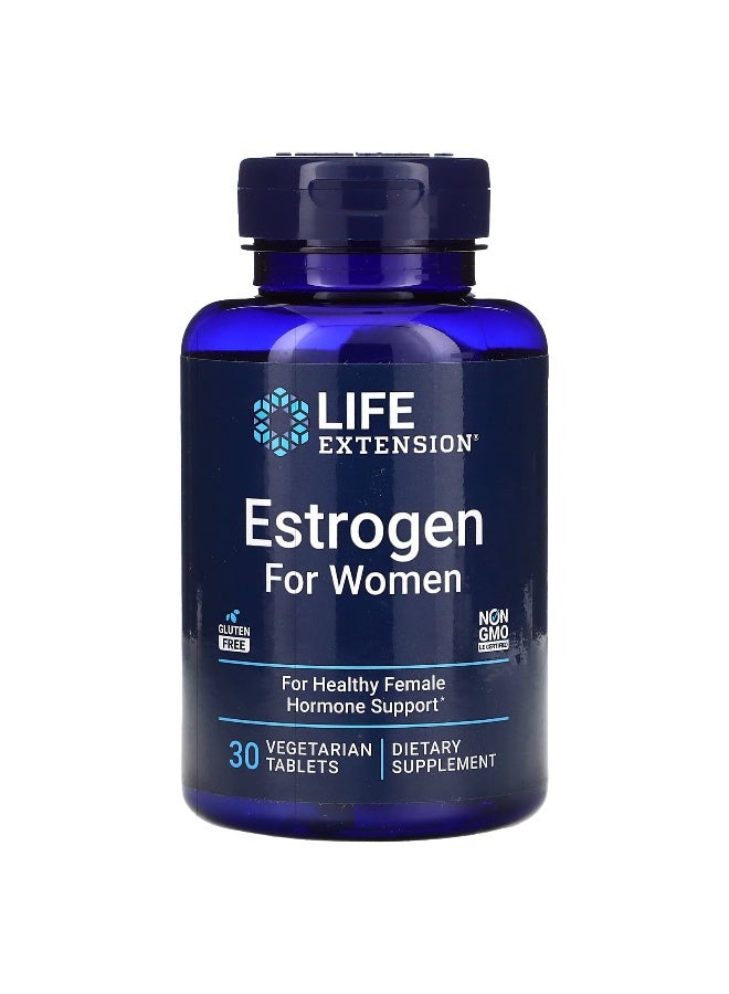 Estrogen for Women, 30 Vegetarian Tablets