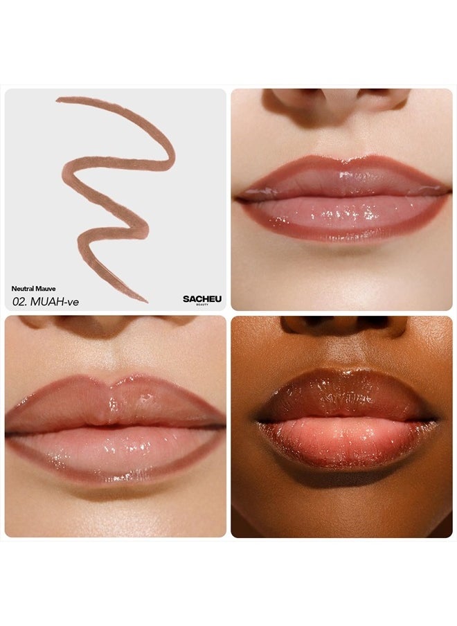 Lip Liner Stay-N, Peel Off (02 MUAH-ve) 0.12 Fl Oz (Pack of 1)