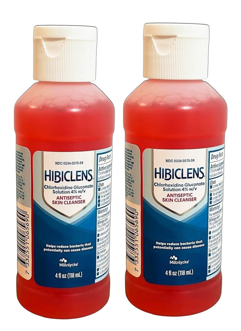 (Pack of 2) Antiseptic Skin Cleanser, 2x4 fl. oz