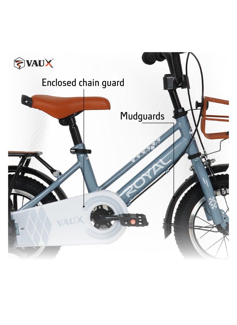 Royal 12 Inch Kids Bikes Grey