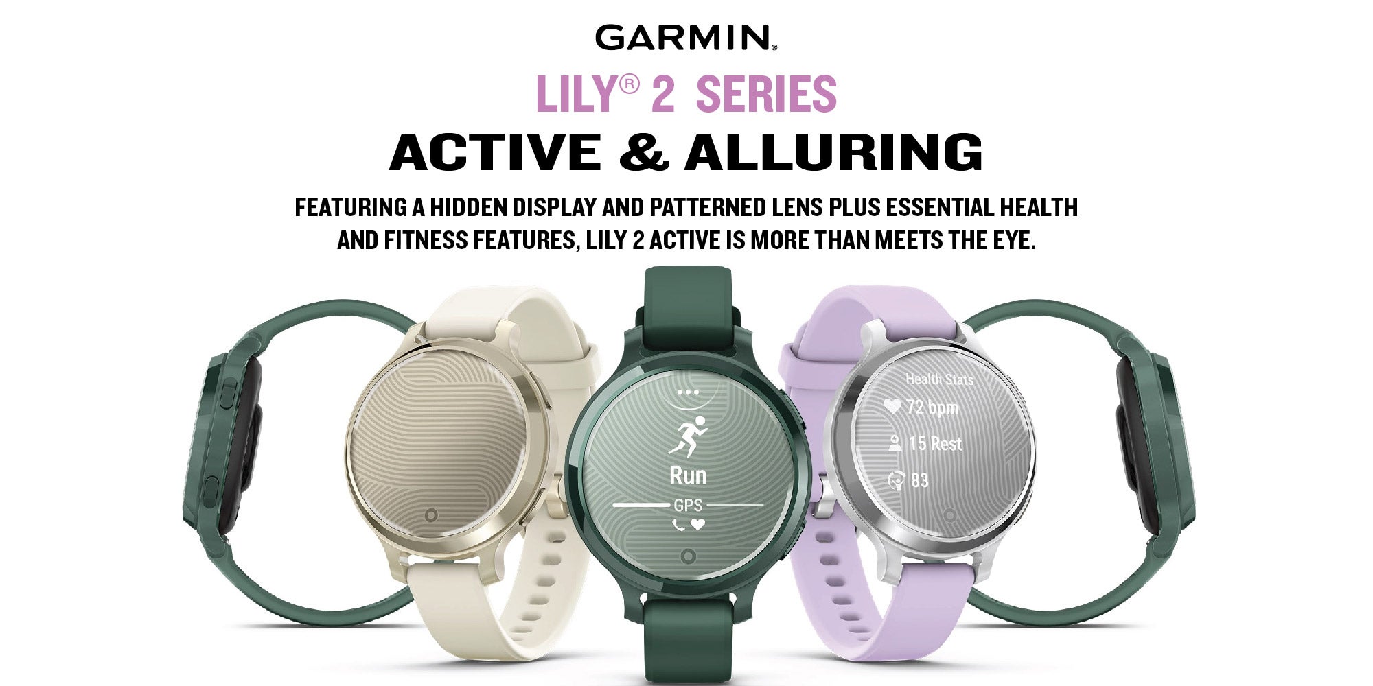 Lily 2 - 35.4 Mm - Up To 5 Days Of Battery Life - Lcd Display , Scratch Resistant, Corning® Gorilla® Glass 3, Heart Rate Monitor, Stress Tracking, Smart Notification, Built In Sports App, Ios And Android Compatible Cream Gold