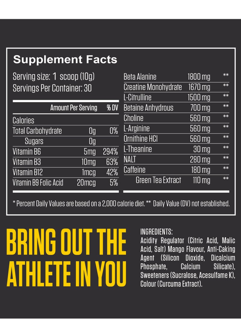 Pre-Workout Watermelon Powder Increase Energy and Reduce Fatigue 300gram