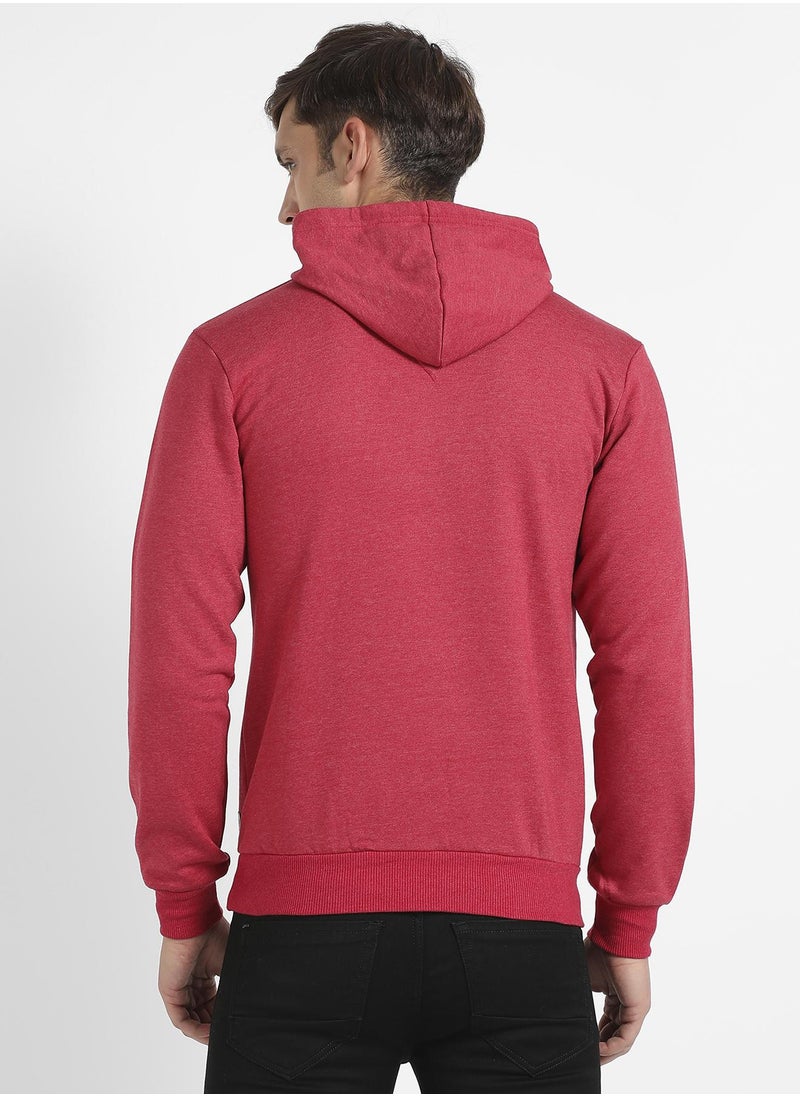 Men's Red Dare To Be Different Hoodie With Kangaroo Pocket