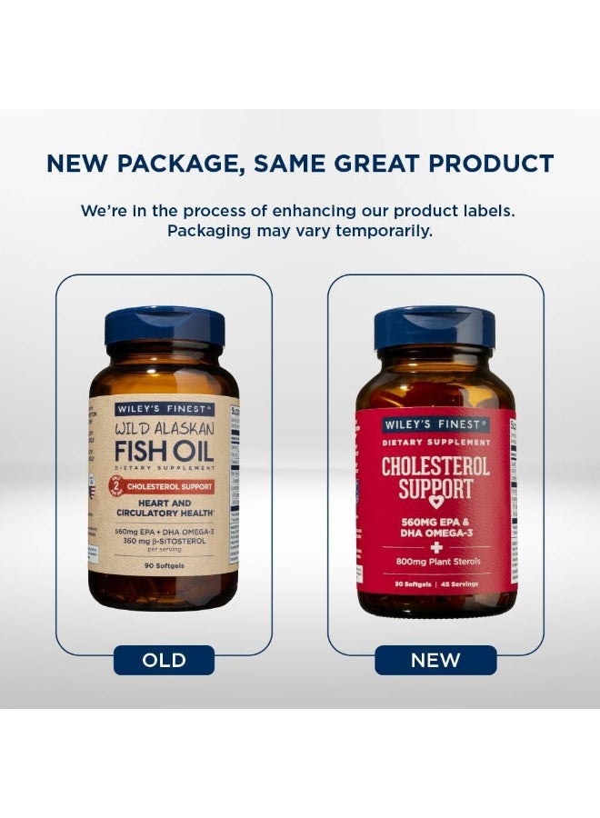 Cholesterol Support, 90 Softgels Packaging May Vary