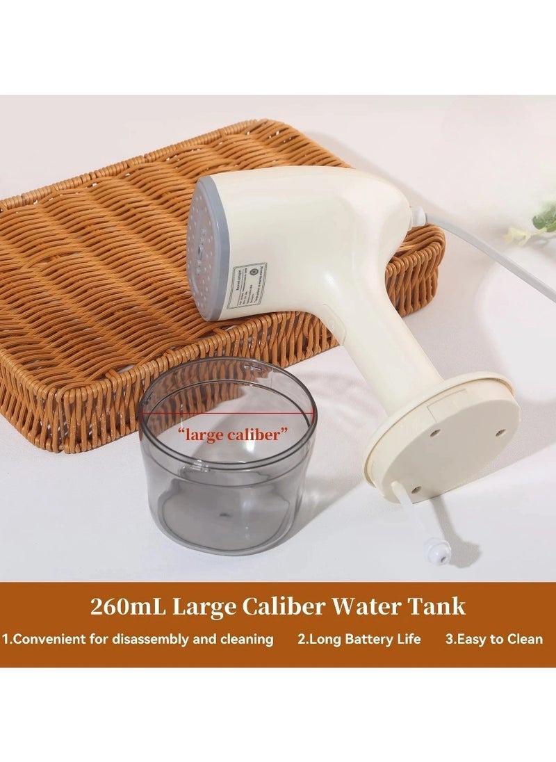 Steam Iron 1000W Handheld Steamer Garment Steamer for Clothes Portable Iron Steam with Strong Penetrating 260ml