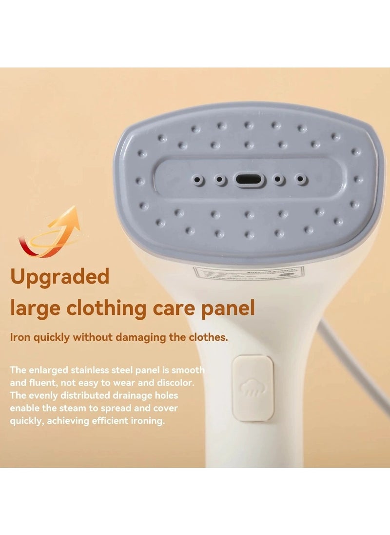 Steam Iron 1000W Handheld Steamer Garment Steamer for Clothes Portable Iron Steam with Strong Penetrating 260ml