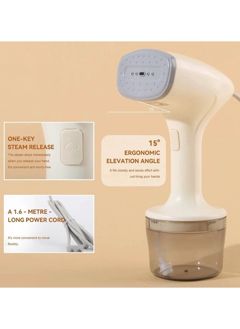 Steam Iron 1000W Handheld Steamer Garment Steamer for Clothes Portable Iron Steam with Strong Penetrating 260ml